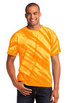 Port & Co Tiger Stripe Tie-Dye Tee. PC148