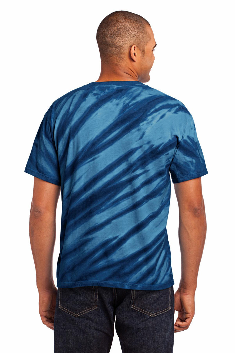 Load image into Gallery viewer, Port &amp; Co Tiger Stripe Tie-Dye Tee. PC148
