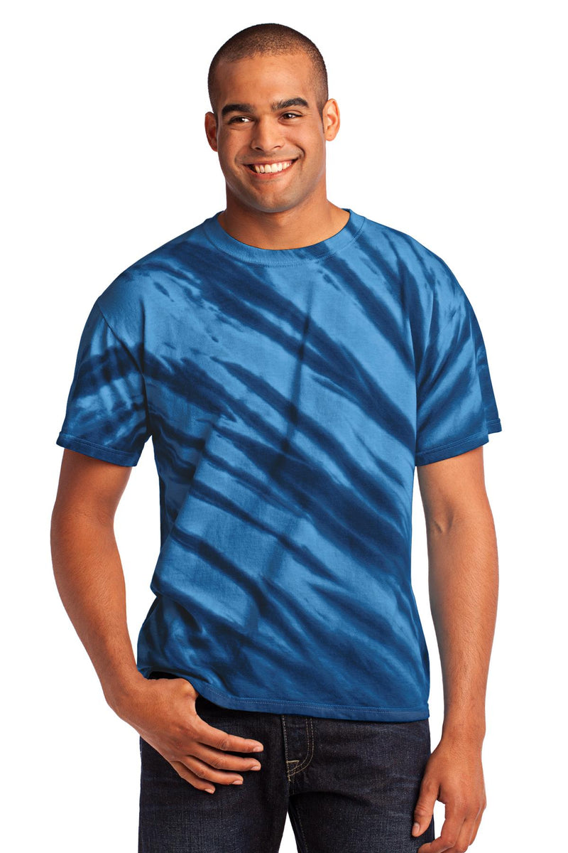 Load image into Gallery viewer, Port &amp; Co Tiger Stripe Tie-Dye Tee. PC148
