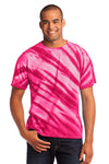 Port & Co Tiger Stripe Tie-Dye Tee. PC148