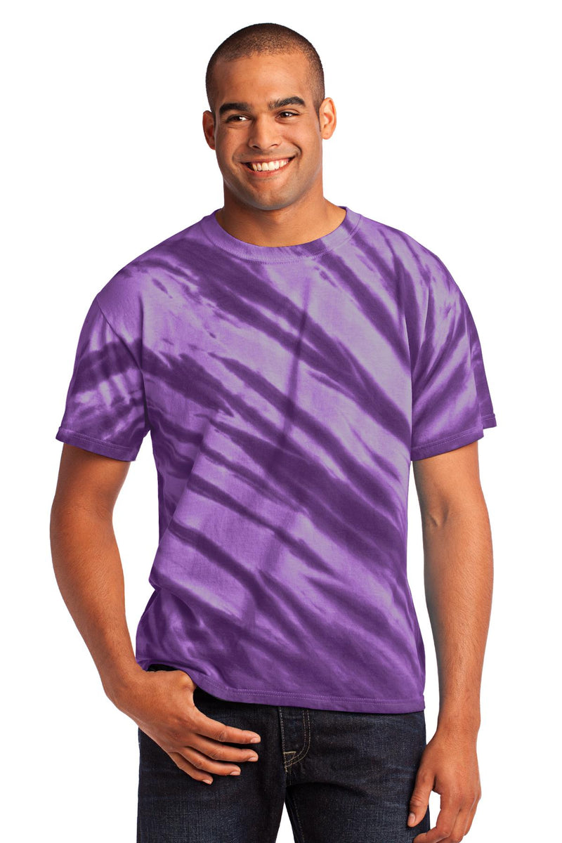 Load image into Gallery viewer, Port &amp; Co Tiger Stripe Tie-Dye Tee. PC148
