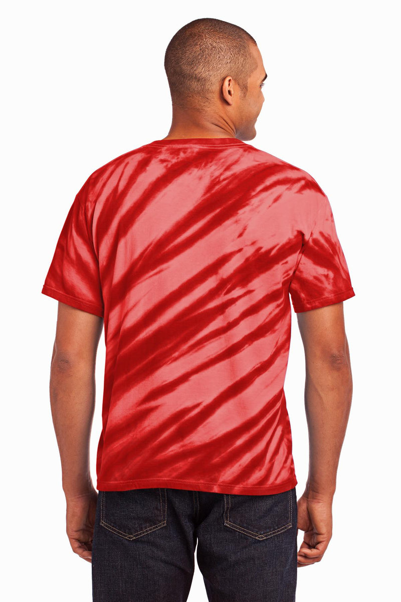 Load image into Gallery viewer, Port &amp; Co Tiger Stripe Tie-Dye Tee. PC148
