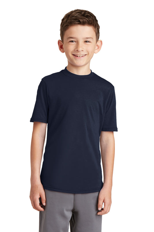 Port & Co Youth Performance Blend Tee. PC381Y