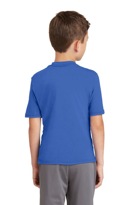 Port & Co Youth Performance Blend Tee. PC381Y