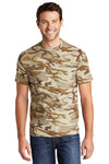 Port & Co Core Cotton Camo Tee.  PC54C