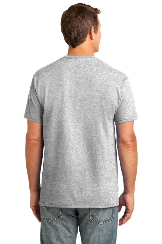 Port & Co Core Cotton Pocket Tee. PC54P