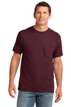 Port & Co PC54P | Tee | Core Cotton Pocket
