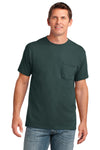 Port & Co PC54P | Tee | Core Cotton Pocket