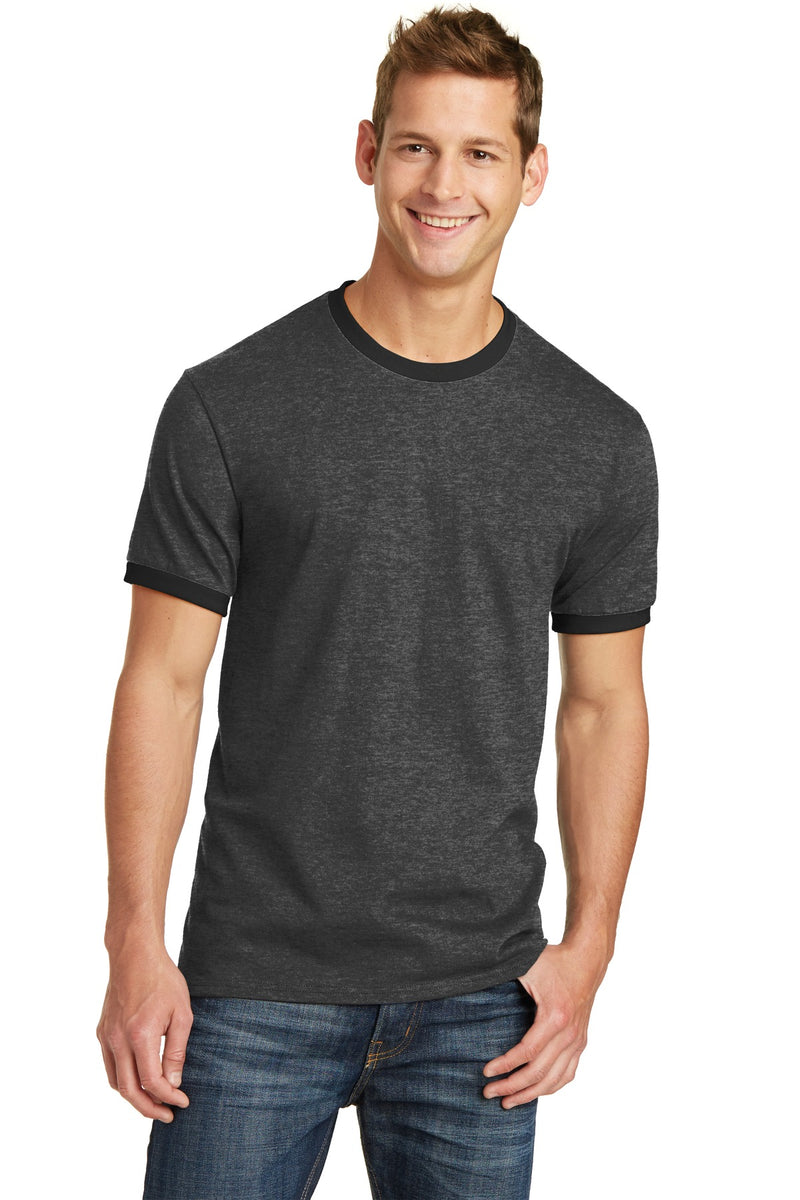 Load image into Gallery viewer, Port &amp; Co Core Cotton Ringer Tee.  PC54R
