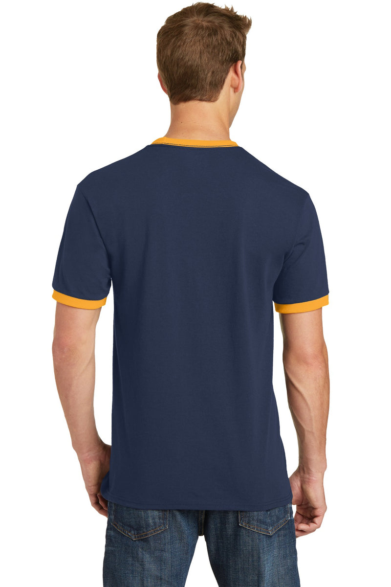 Load image into Gallery viewer, Port &amp; Co Core Cotton Ringer Tee.  PC54R
