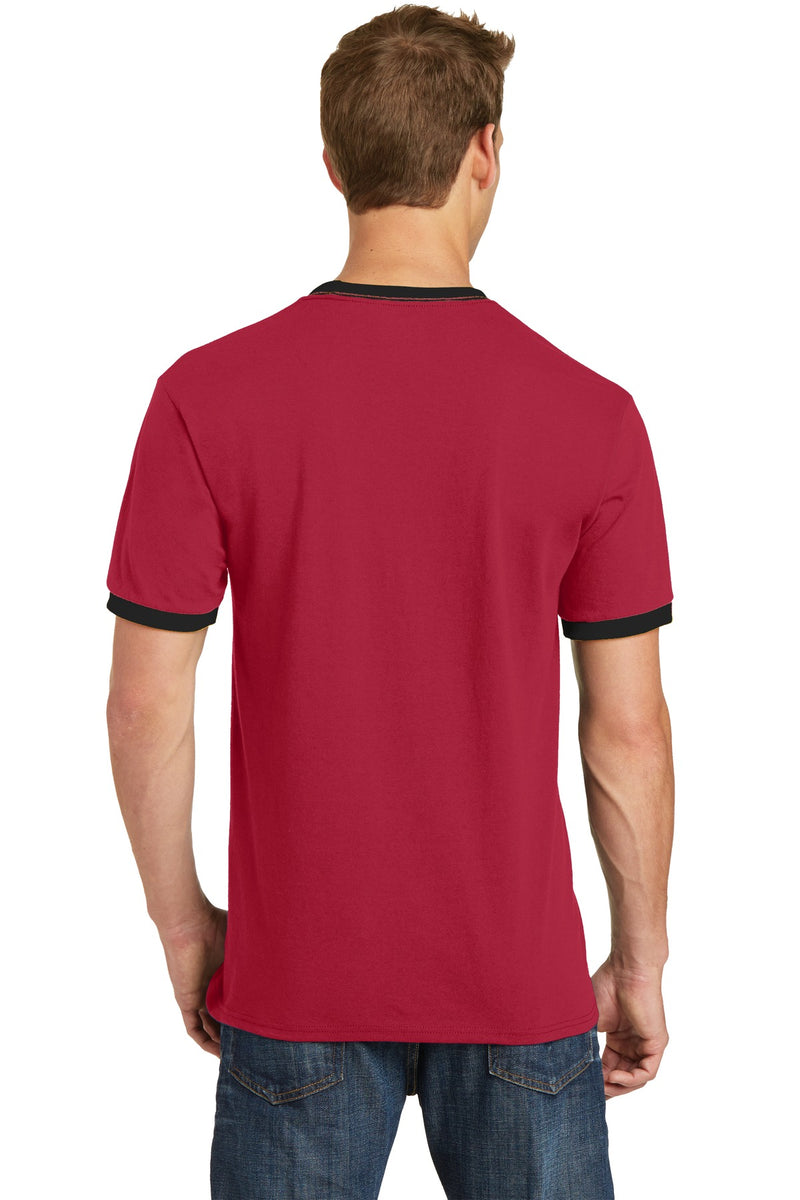 Load image into Gallery viewer, Port &amp; Co Core Cotton Ringer Tee.  PC54R
