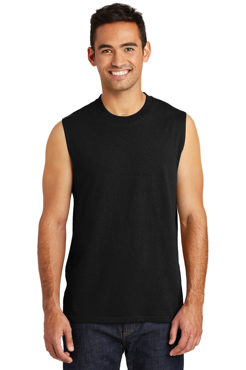 Load image into Gallery viewer, Port &amp; Co Core Cotton Sleeveless Tee. PC54SL
