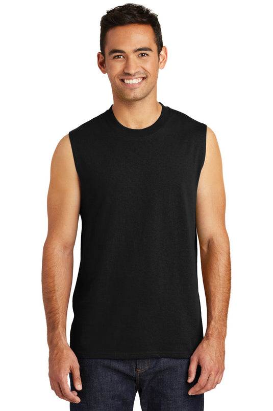 Port & Co Core Cotton Sleeveless Tee. PC54SL