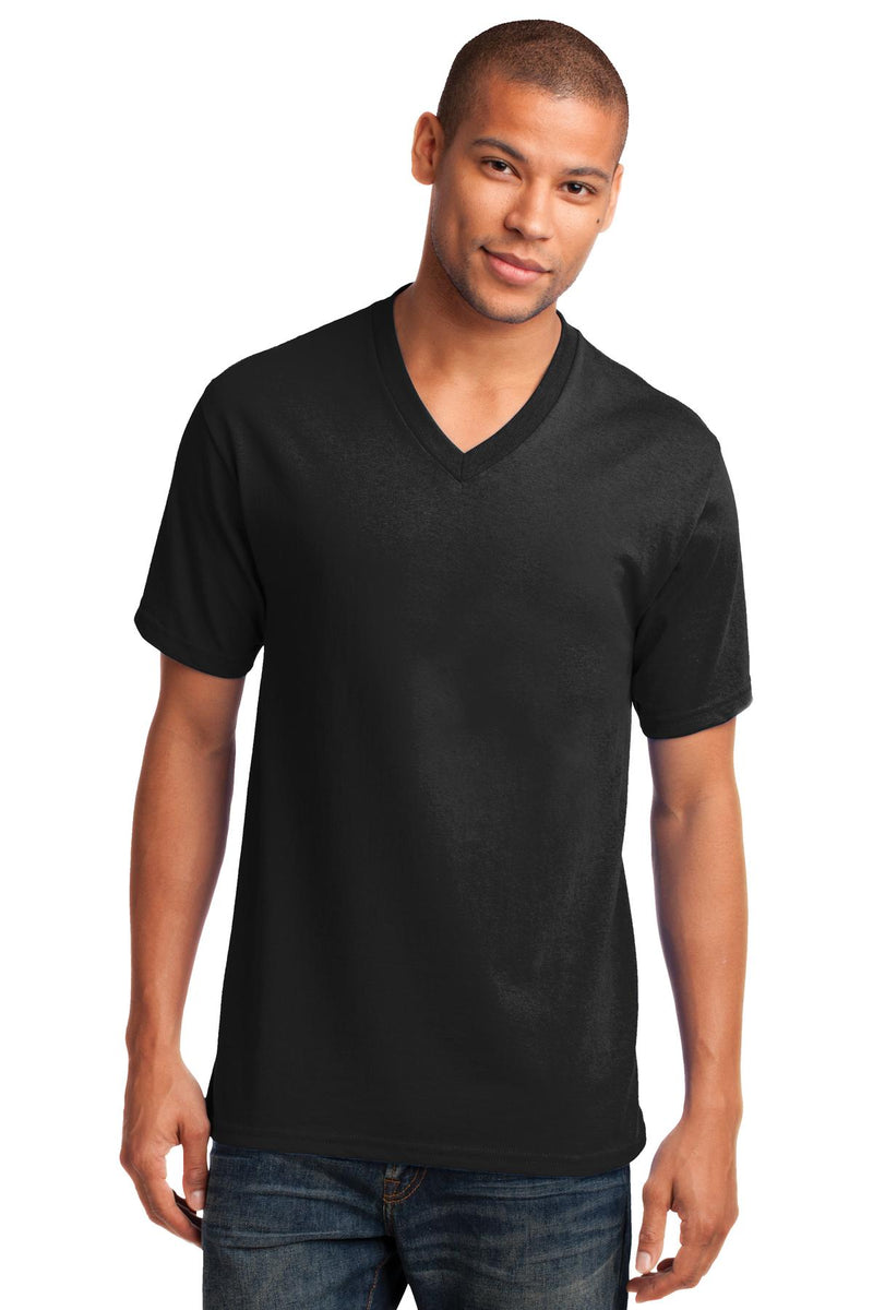 Load image into Gallery viewer, Port &amp; Co Core Cotton V-Neck Tee. PC54V
