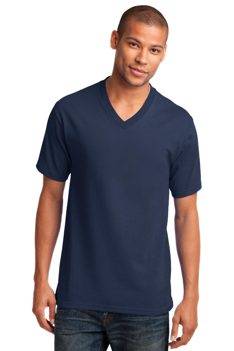 Load image into Gallery viewer, Port &amp; Co Core Cotton V-Neck Tee. PC54V
