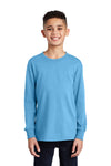 Port & Co Youth Long Sleeve Core Cotton Tee. PC54YLS