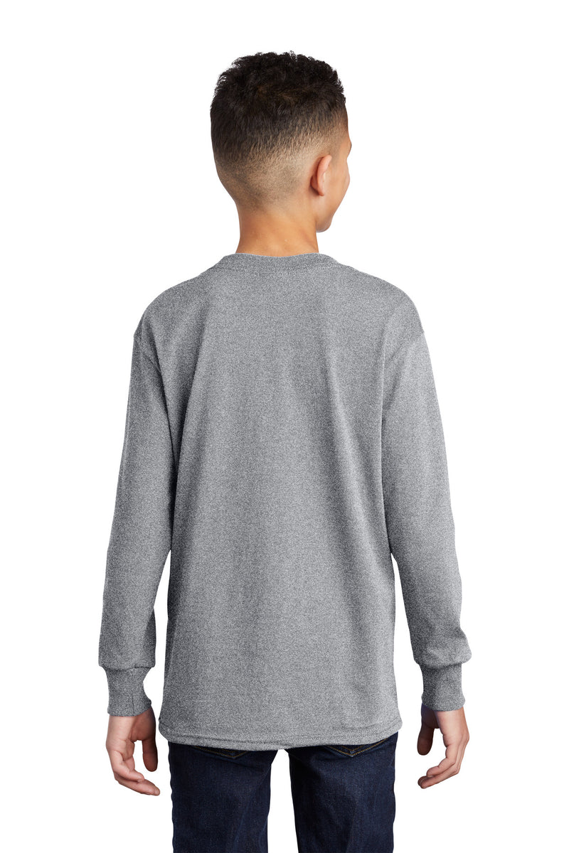 Load image into Gallery viewer, Port &amp; Co Youth Long Sleeve Core Cotton Tee. PC54YLS
