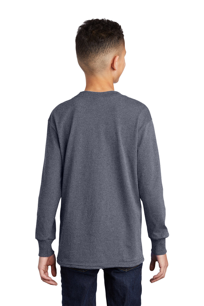 Load image into Gallery viewer, Port &amp; Co Youth Long Sleeve Core Cotton Tee. PC54YLS
