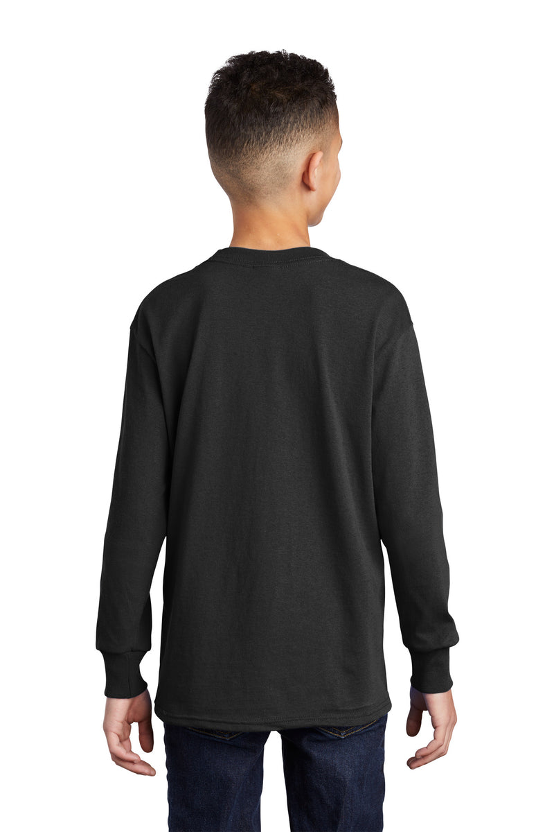 Load image into Gallery viewer, Port &amp; Co Youth Long Sleeve Core Cotton Tee. PC54YLS
