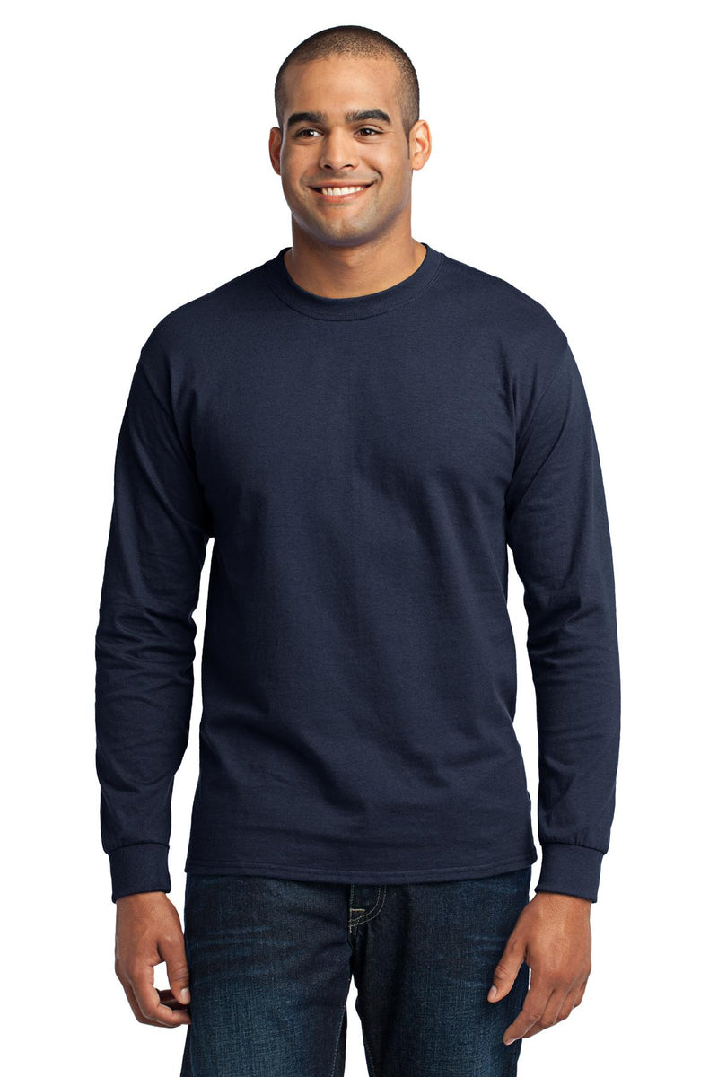 Load image into Gallery viewer, Port &amp; Co Tall Long Sleeve Core Blend Tee. PC55LST
