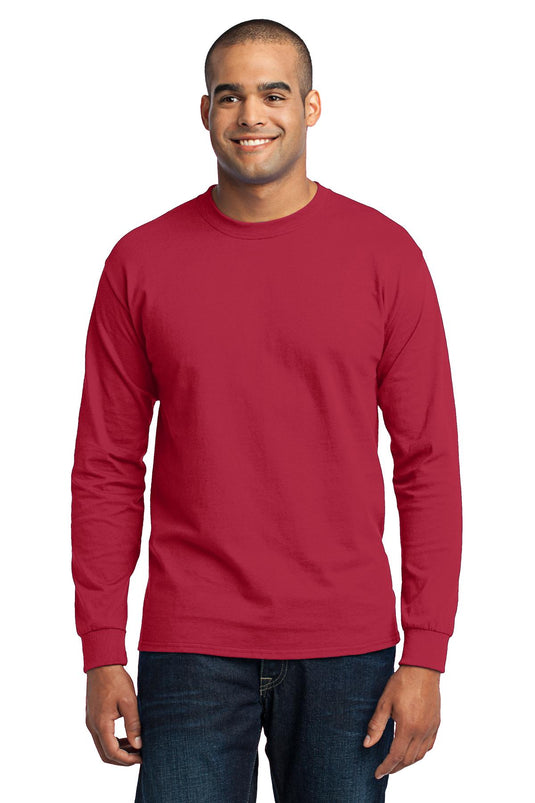 Port & Co Tall Long Sleeve Core Blend Tee. PC55LST