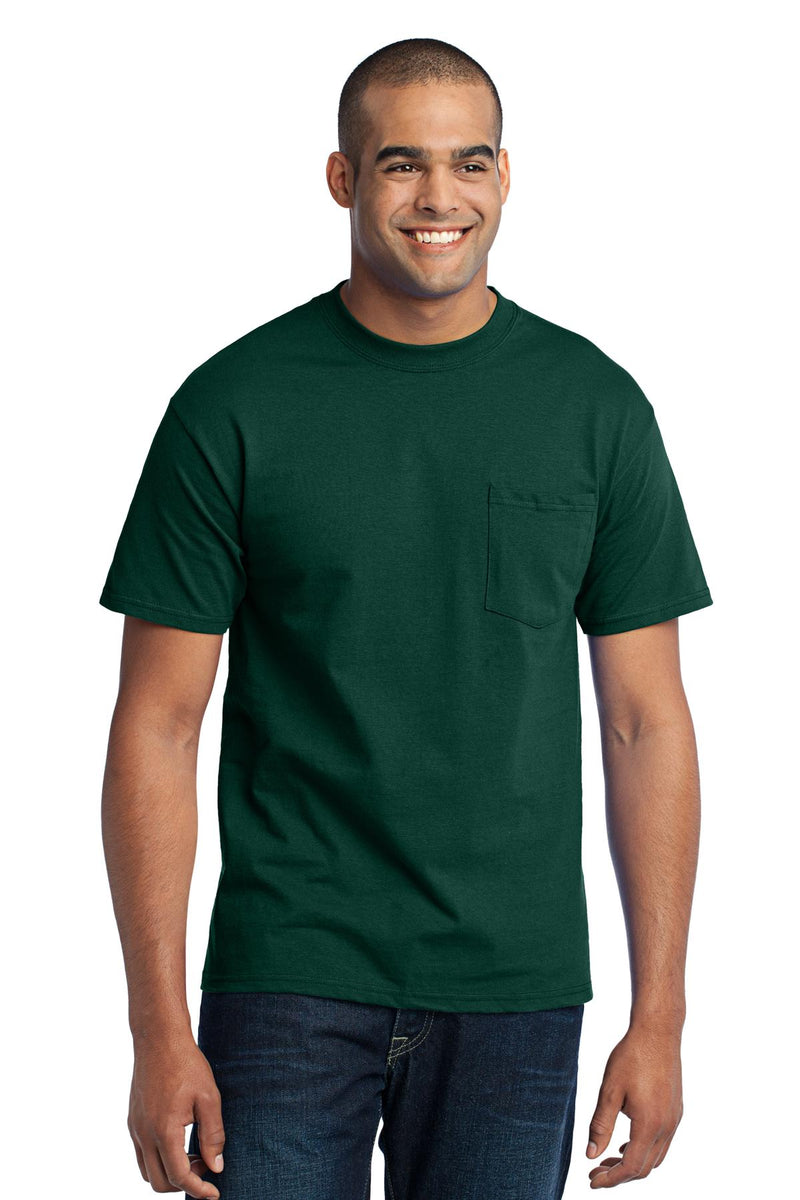 Load image into Gallery viewer, Port &amp; Co Tall Core Blend Pocket Tee. PC55PT
