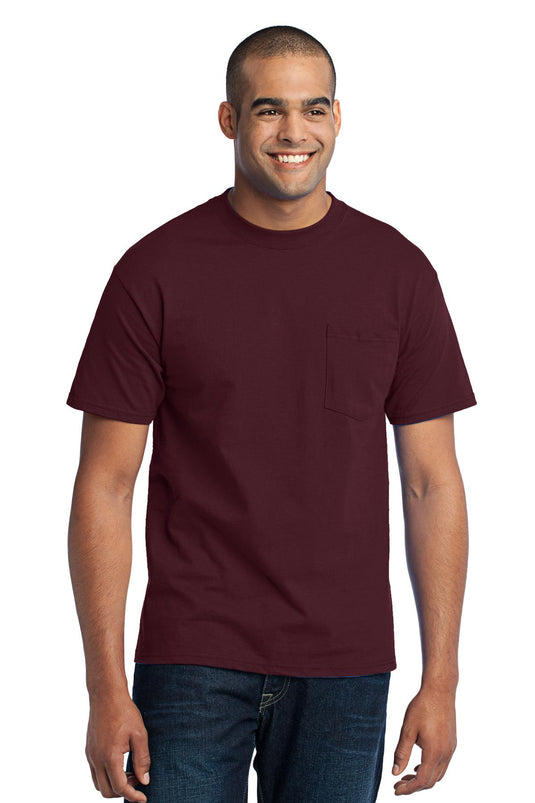 Port & Co Tall Core Blend Pocket Tee. PC55PT