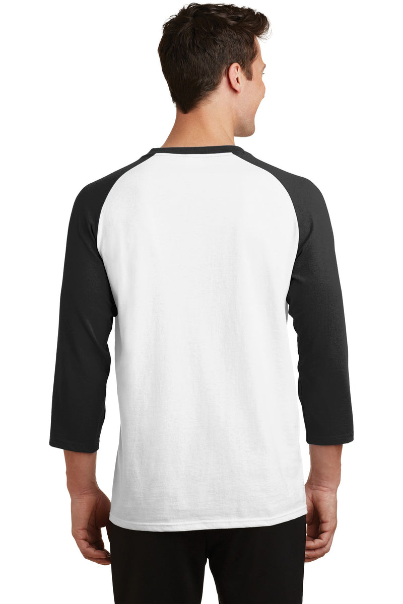 Load image into Gallery viewer, Port &amp; Co Core Blend 3/4-Sleeve Raglan Tee. PC55RS
