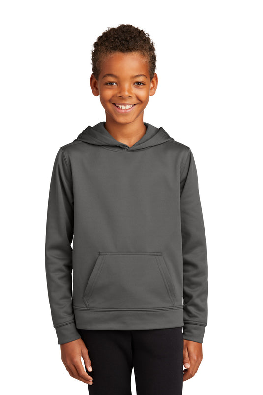 Port & Co Youth Performance Fleece Pullover Hooded Sweatshirt. PC590YH