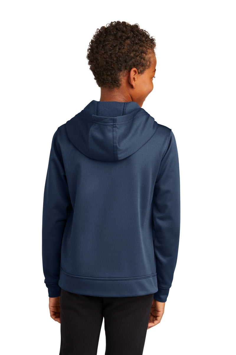 Load image into Gallery viewer, Port &amp; Co Youth Performance Fleece Pullover Hooded Sweatshirt. PC590YH
