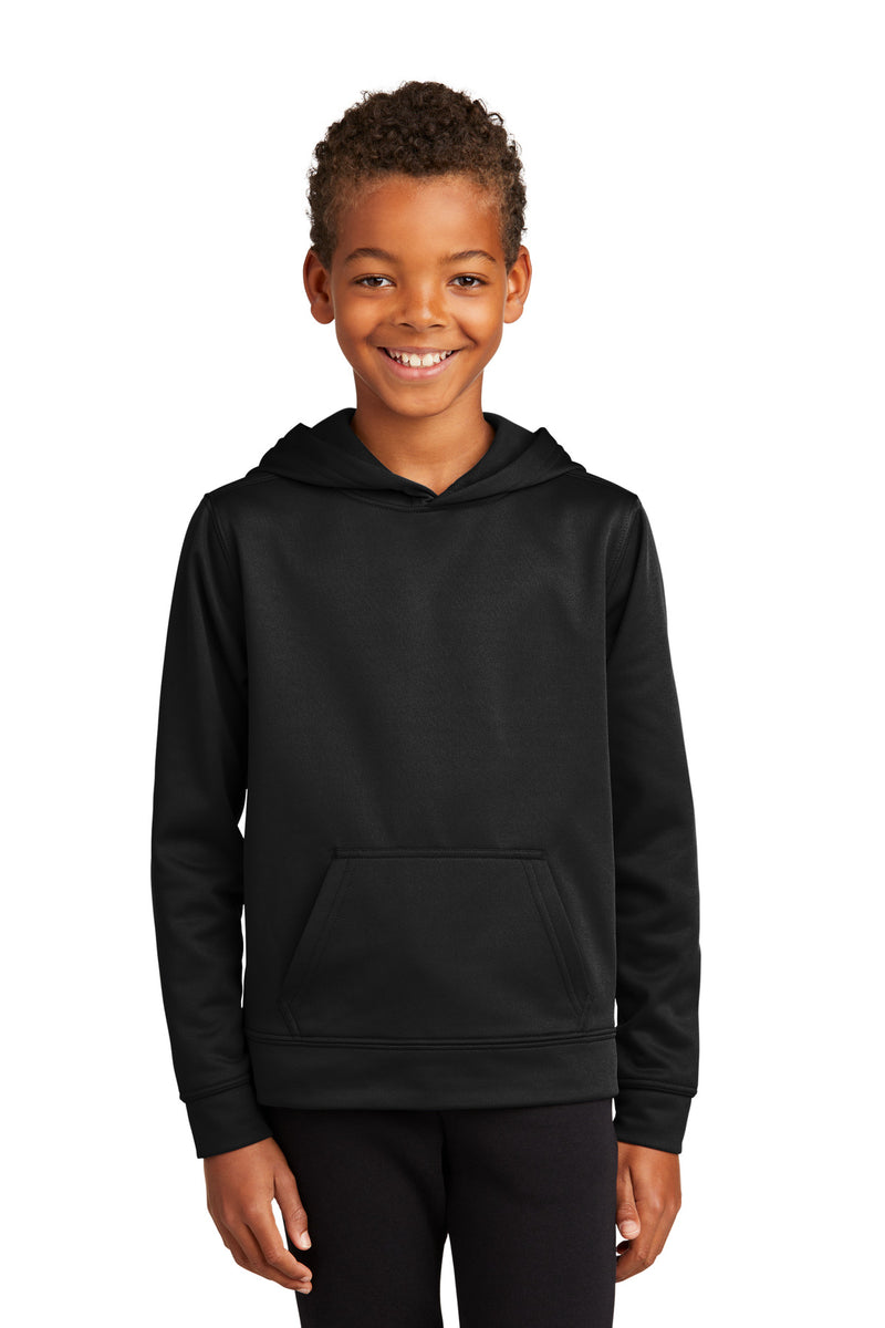 Load image into Gallery viewer, Port &amp; Co Youth Performance Fleece Pullover Hooded Sweatshirt. PC590YH
