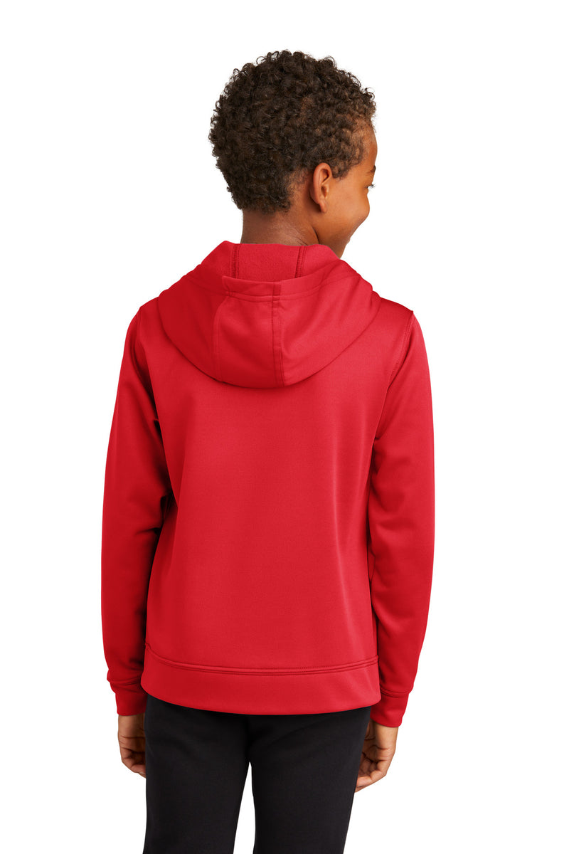 Load image into Gallery viewer, Port &amp; Co Youth Performance Fleece Pullover Hooded Sweatshirt. PC590YH
