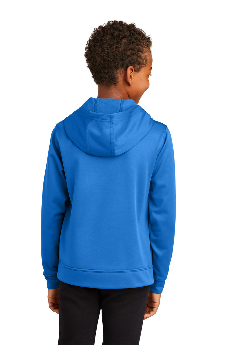 Load image into Gallery viewer, Port &amp; Co Youth Performance Fleece Pullover Hooded Sweatshirt. PC590YH
