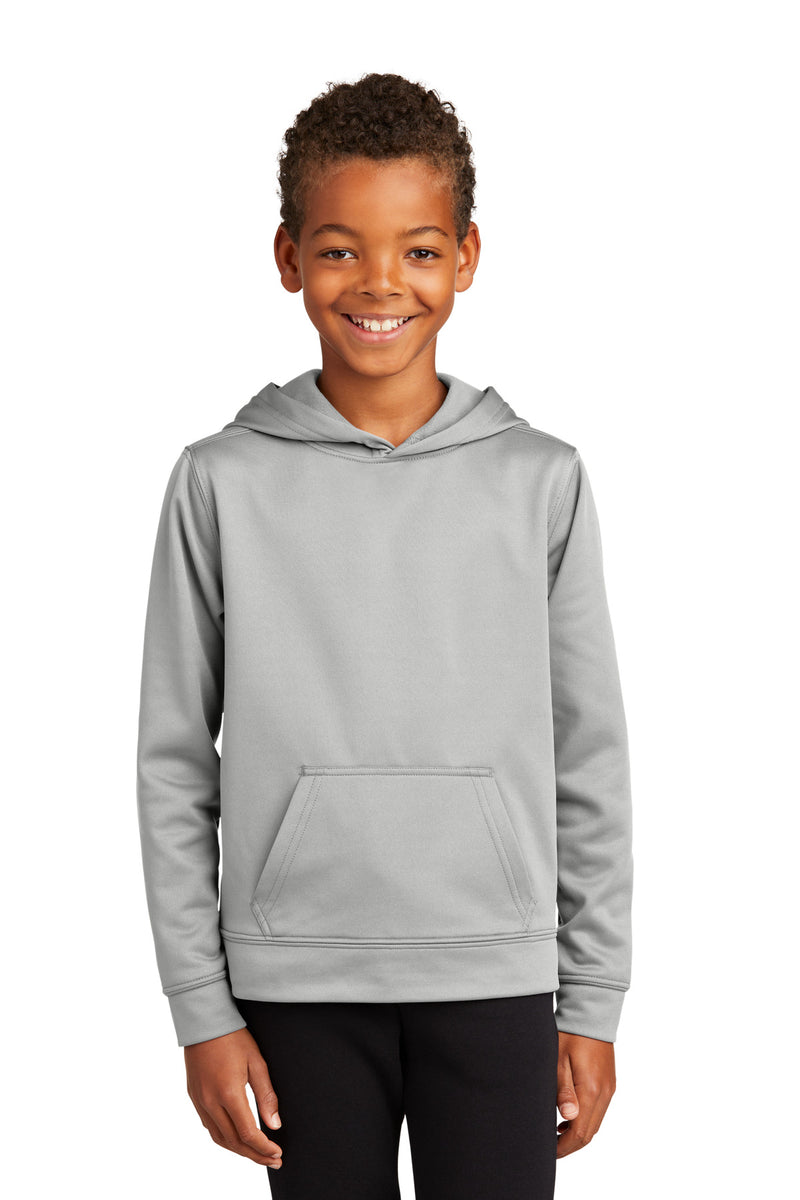 Load image into Gallery viewer, Port &amp; Co Youth Performance Fleece Pullover Hooded Sweatshirt. PC590YH
