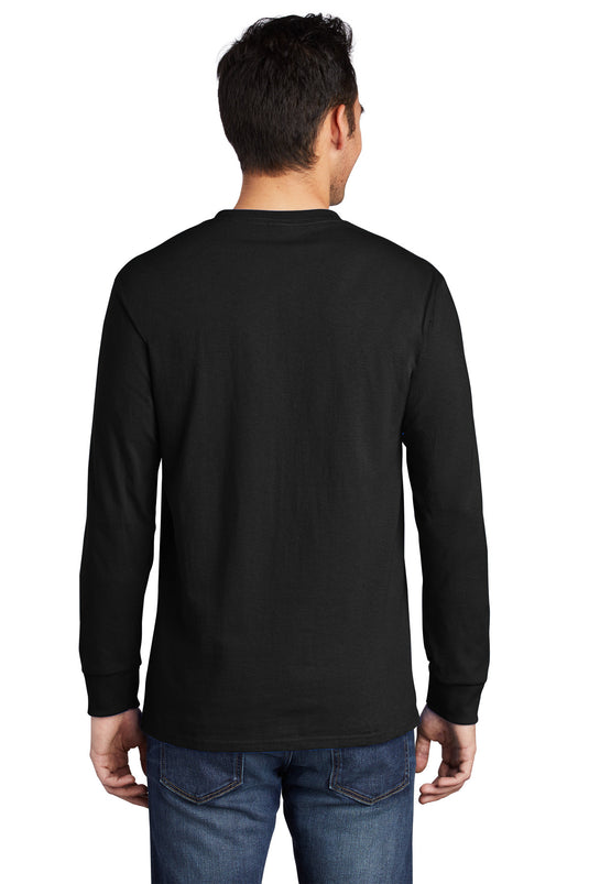 Port & Co Tall Long Sleeve Essential Pocket Tee. PC61LSPT