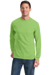 Port & Co Long Sleeve Essential Pocket Tee.  PC61LSP