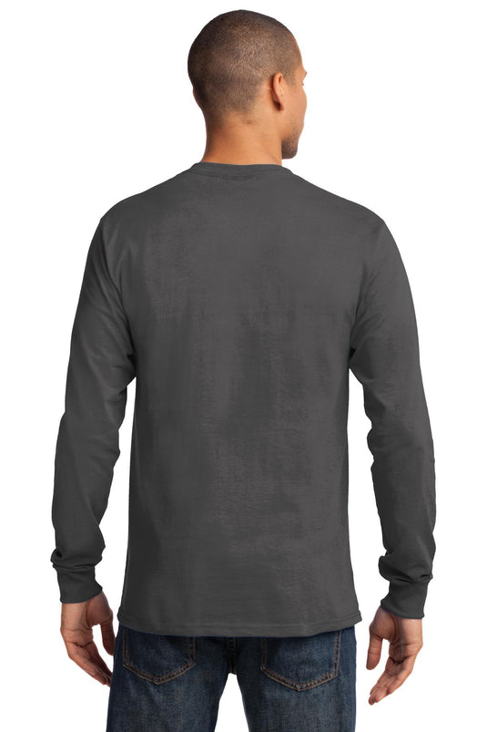 Port & Co Tall Long Sleeve Essential Tee. PC61LST