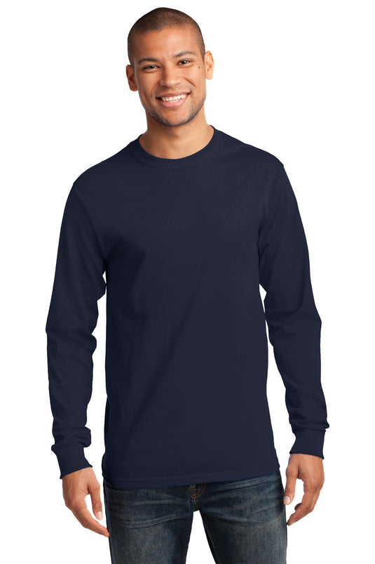 Port & Co Tall Long Sleeve Essential Tee. PC61LST