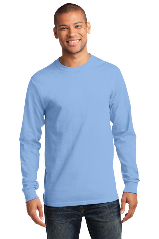 Port & Co Tall Long Sleeve Essential Tee. PC61LST