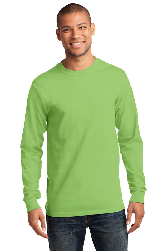 Port & Co Tall Long Sleeve Essential Tee. PC61LST