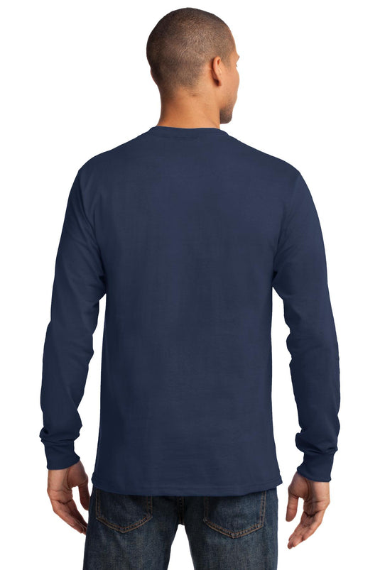 Port & Co Tall Long Sleeve Essential Tee. PC61LST