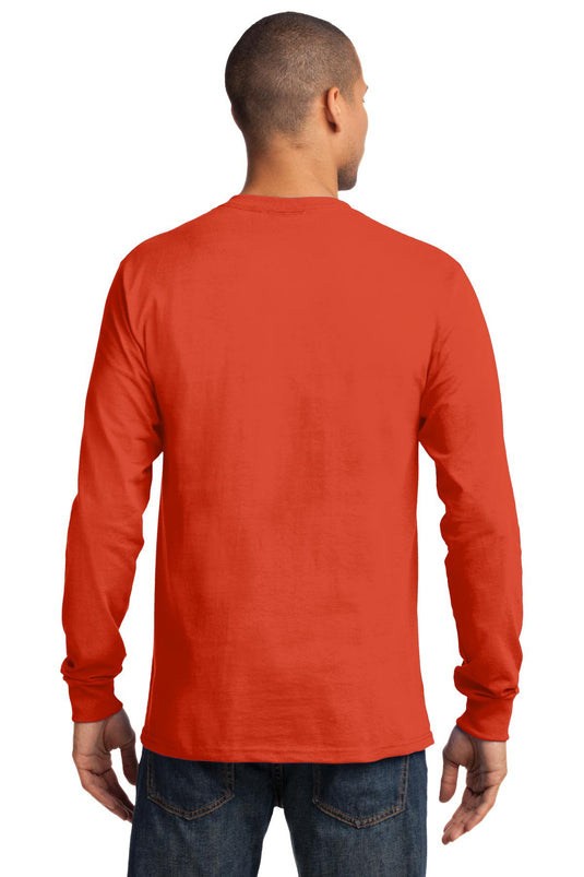 Port & Co Tall Long Sleeve Essential Tee. PC61LST