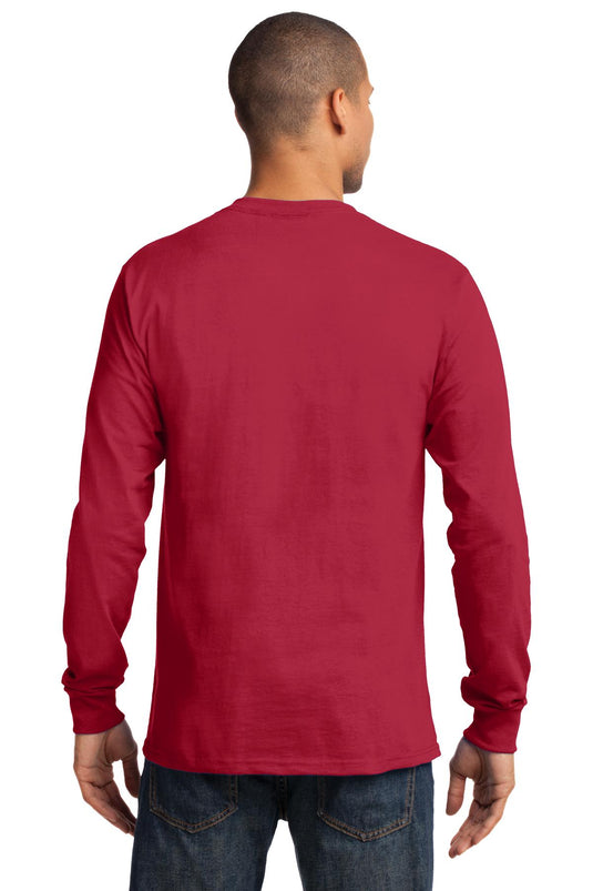 Port & Co Tall Long Sleeve Essential Tee. PC61LST