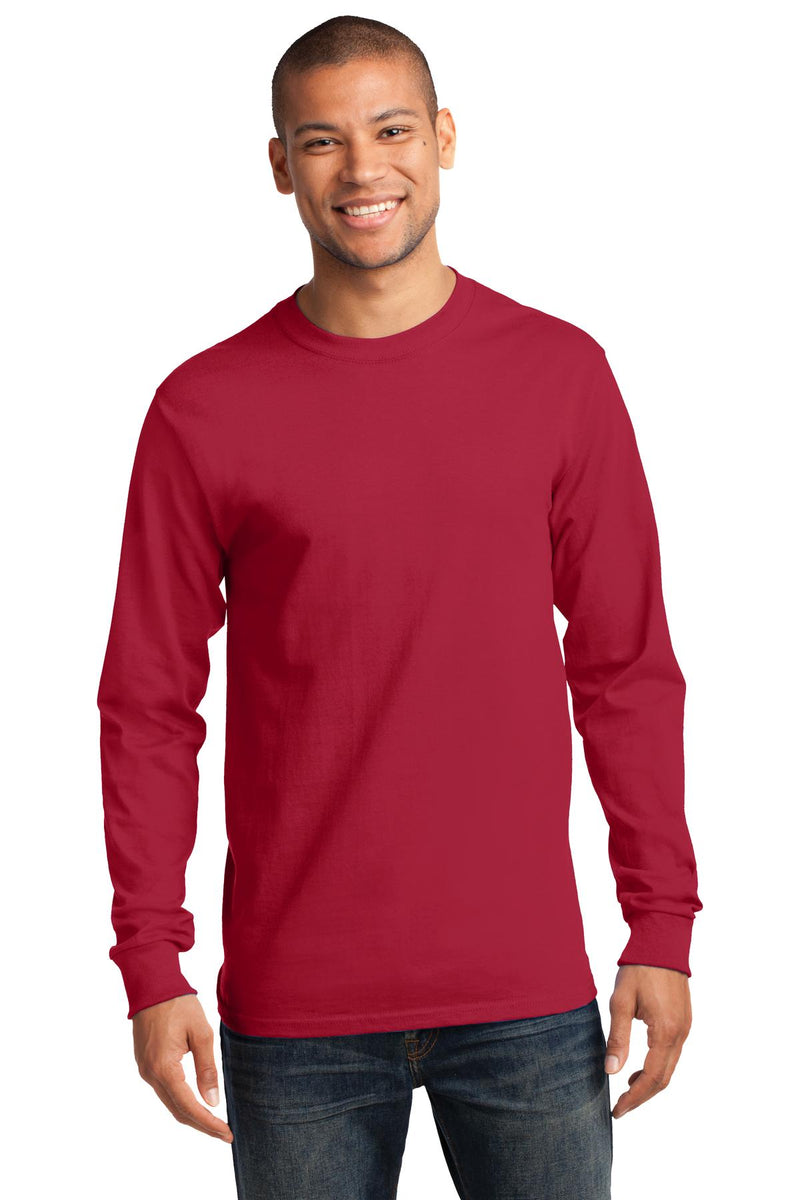 Load image into Gallery viewer, Port &amp; Co Tall Long Sleeve Essential Tee. PC61LST
