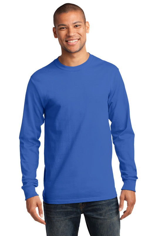 Port & Co Tall Long Sleeve Essential Tee. PC61LST