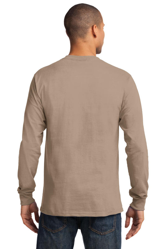 Port & Co Tall Long Sleeve Essential Tee. PC61LST