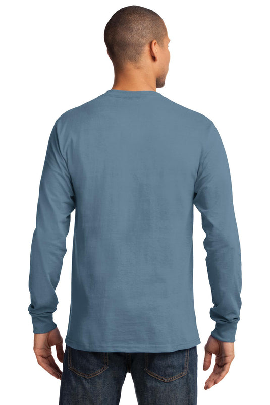 Port & Co Tall Long Sleeve Essential Tee. PC61LST