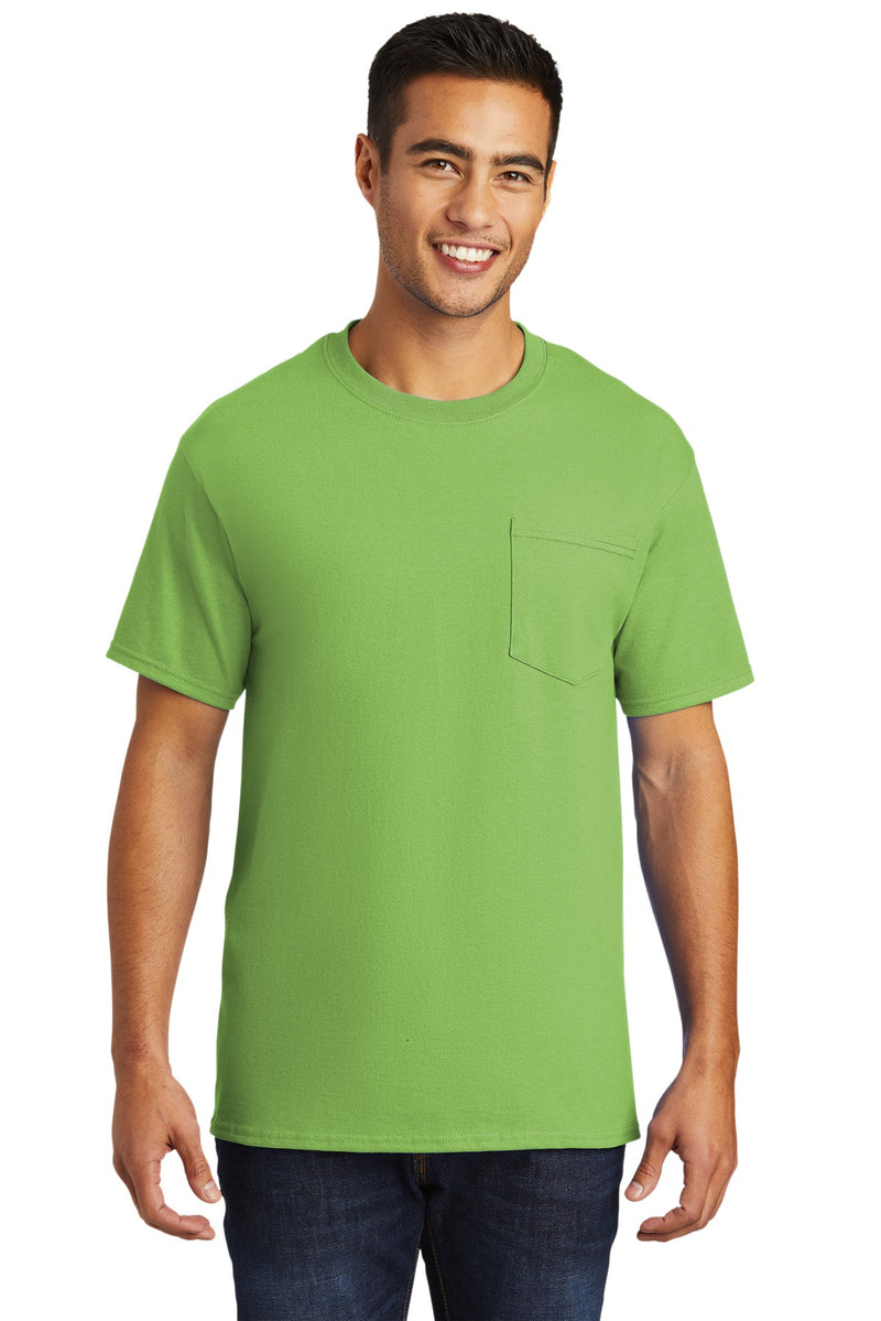 Load image into Gallery viewer, Port &amp; Co Tall Essential Pocket Tee. PC61PT

