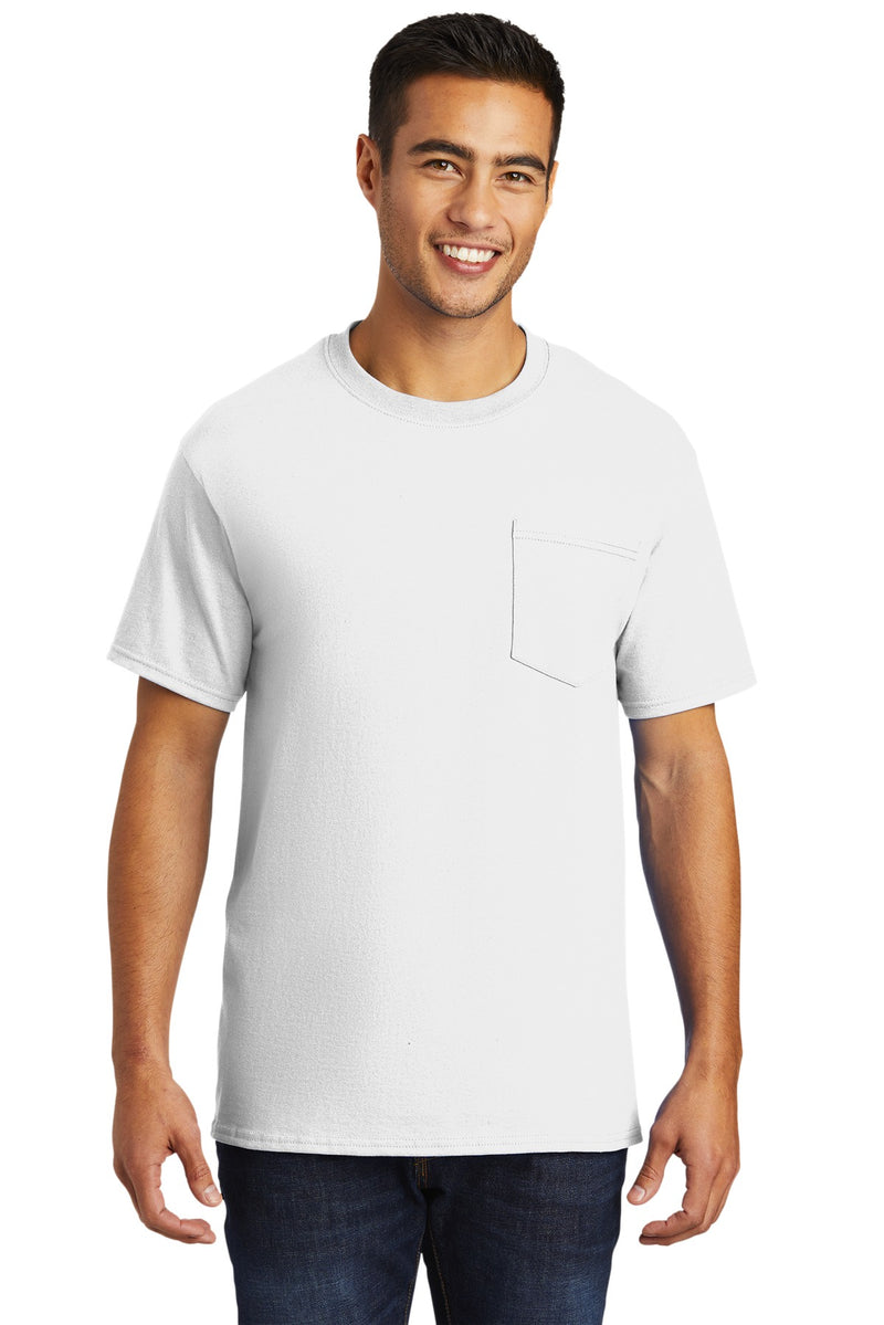 Load image into Gallery viewer, Port &amp; Co Tall Essential Pocket Tee. PC61PT
