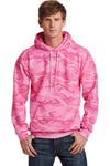 Port & Co Core Fleece Camo Pullover Hooded Sweatshirt. PC78HC
